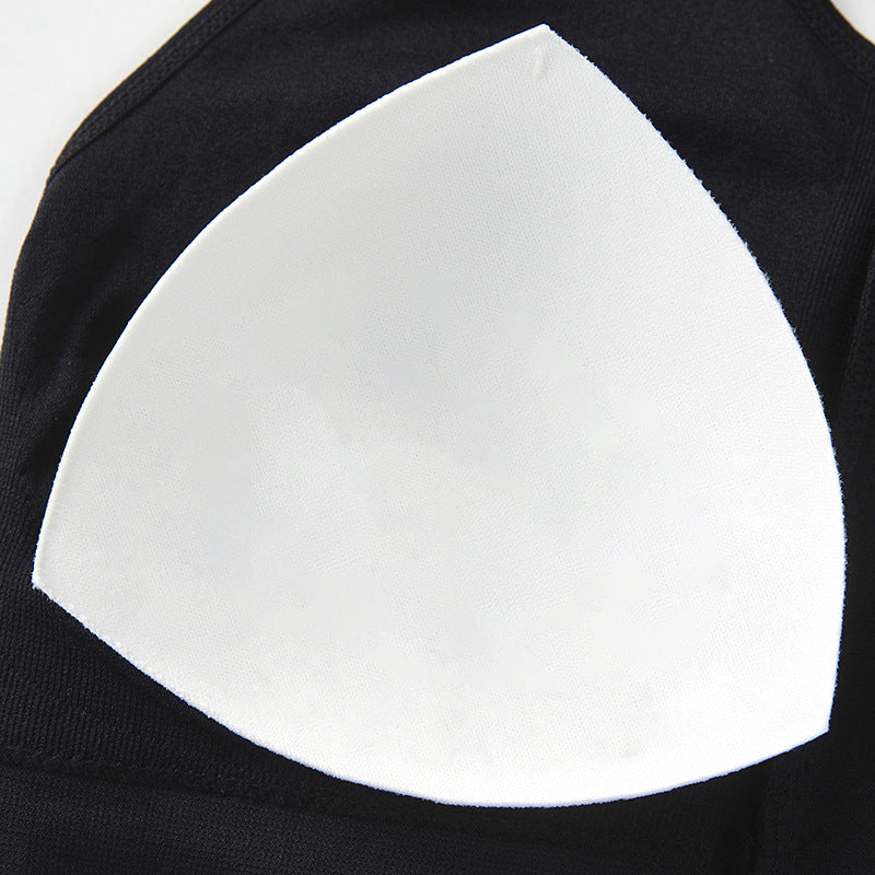 Zipper Bra Shockproof High Strength Beauty Back