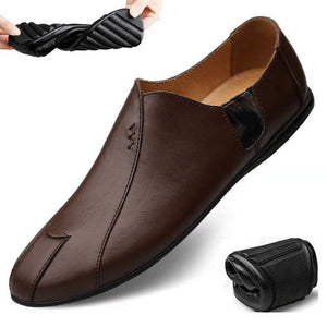 Leather Shoes Middle- Breathable