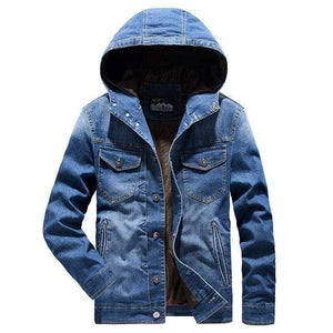 Hooded Denim Jacket