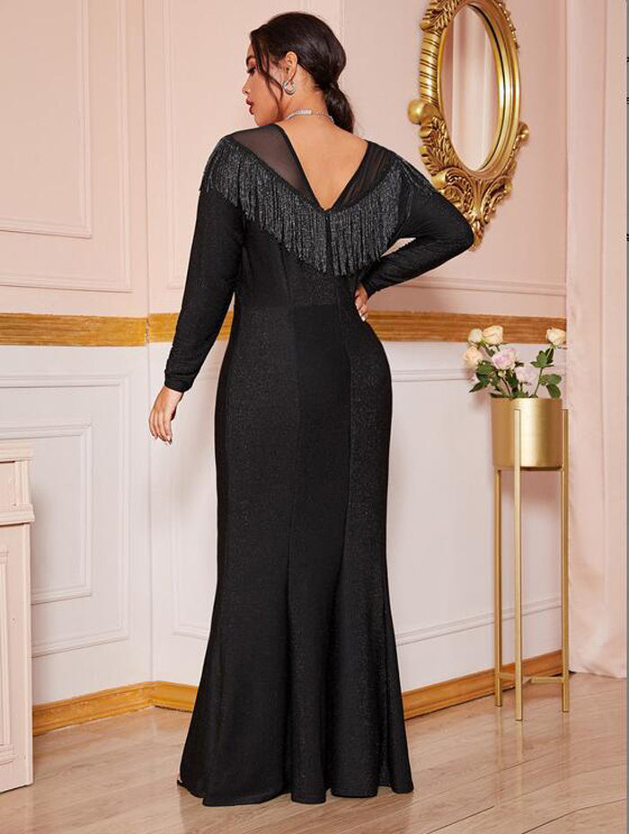 Fat Women  Size Evening Party Prom Long Dress Dresses