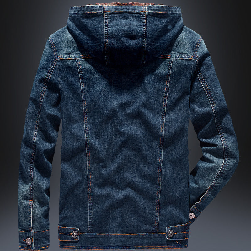 Hooded Denim Jacket