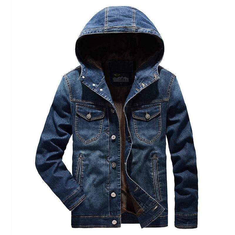 Hooded Denim Jacket