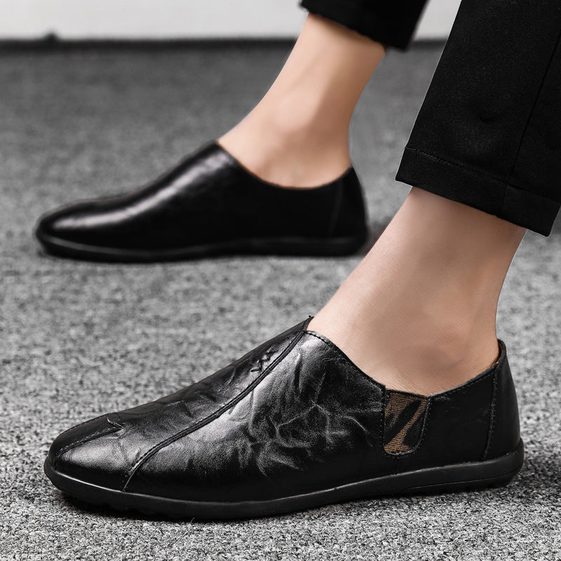 Leather Shoes Middle- Breathable