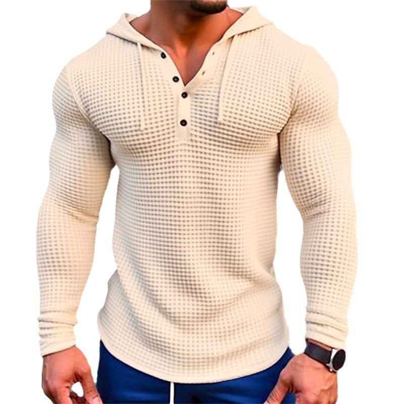 Men's Pullover Casual Long Sleeve T-shirt .