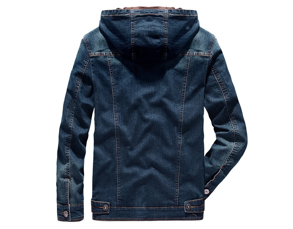 Hooded Denim Jacket