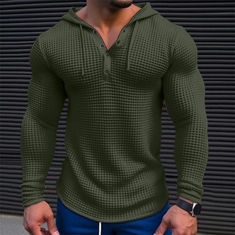 Men's Pullover Casual Long Sleeve T-shirt .