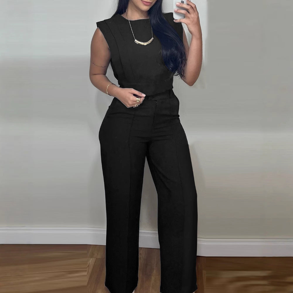 Summer Sleeveless Suit Fashion