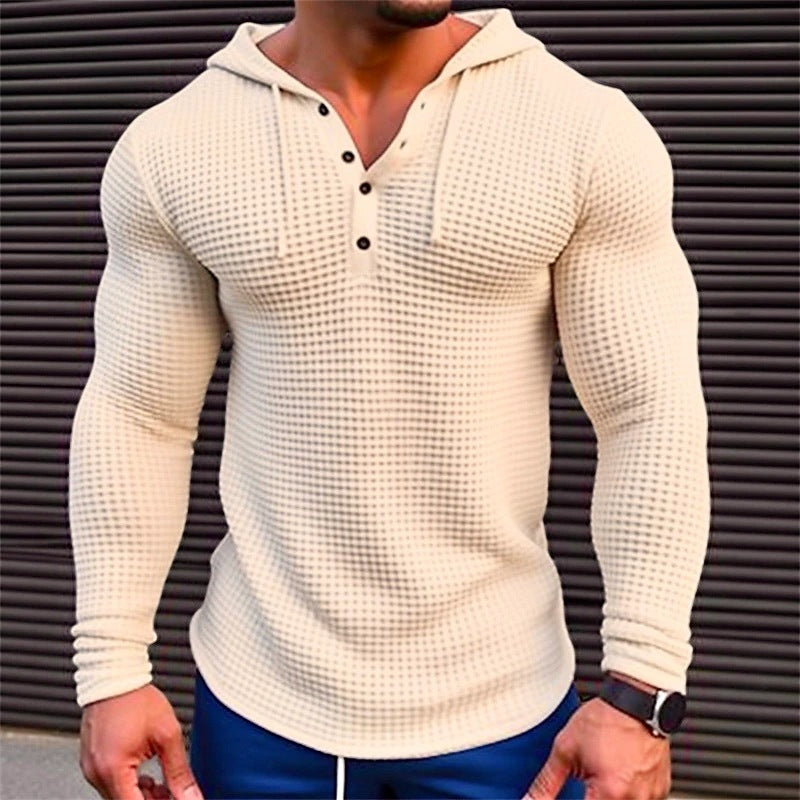 Men's Pullover Casual Long Sleeve T-shirt .