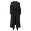 Women's Knitted Slim-fit ,Vest And Trousers Sports Suit