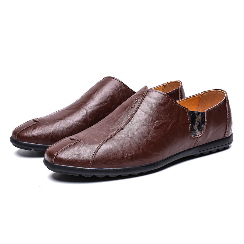 Leather Shoes Middle- Breathable