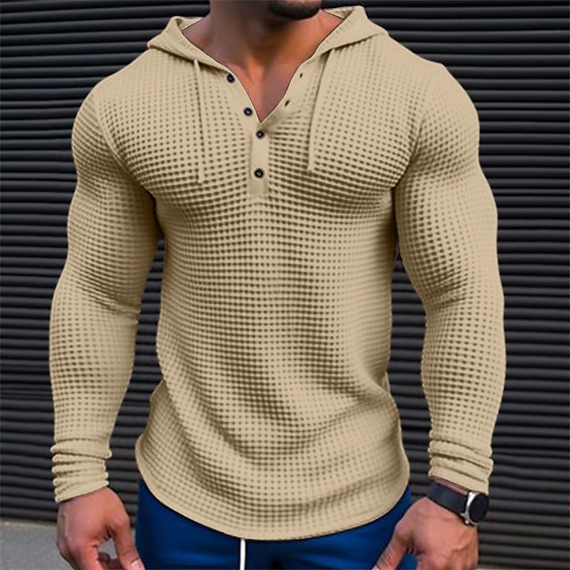 Men's Pullover Casual Long Sleeve T-shirt .