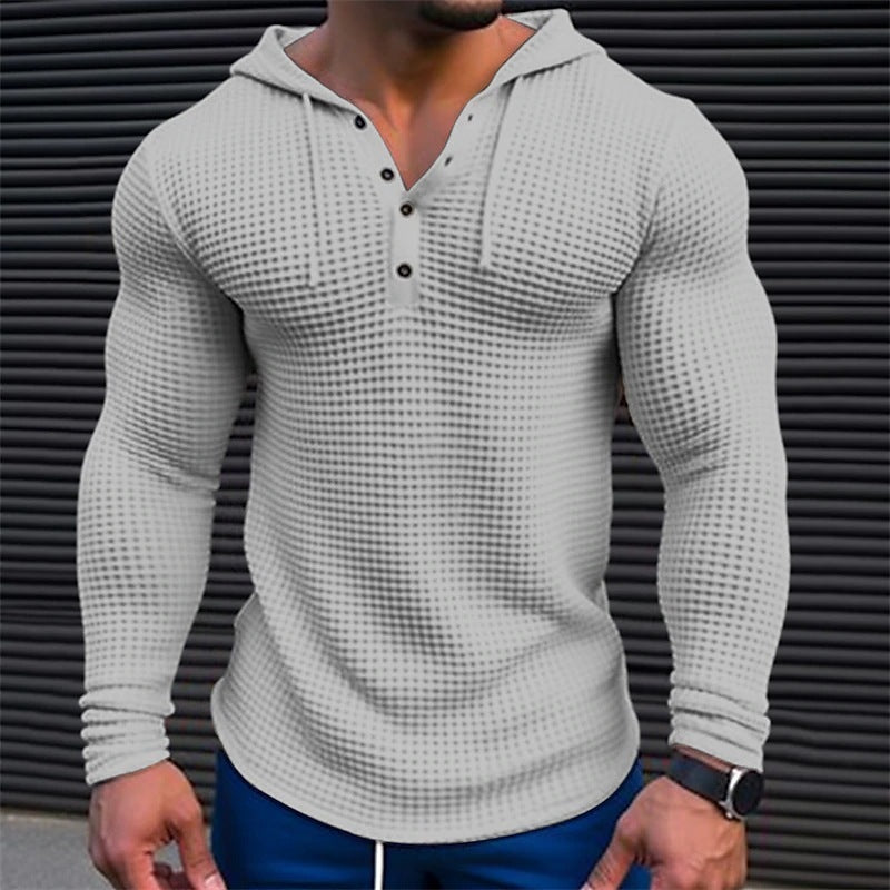 Men's Pullover Casual Long Sleeve T-shirt .